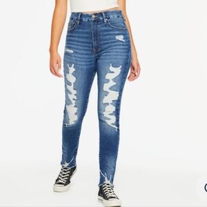Aeropostale Super High-Rise Curvy Jegging Dark Wash Jeans Size Women's 12